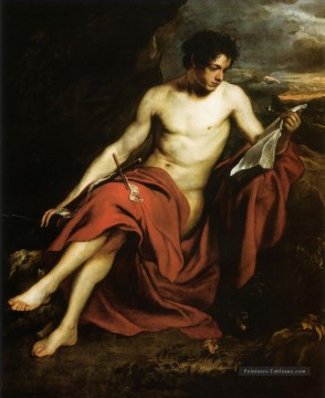  baroque - Saint Jean Baptiste dans le désert Baroque peintre de cour Anthony van Dyck